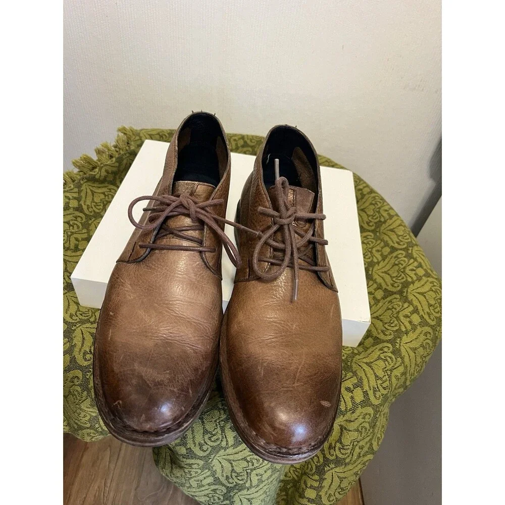 Cole Haan Men's Leather Chukka Casual Ankle Comfort Boots Sz9.5 Brown